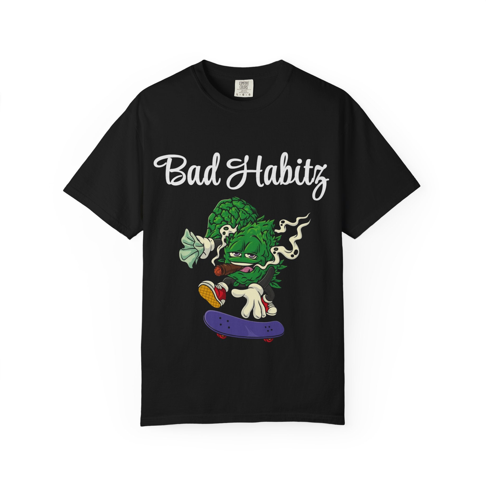 Bad Habits T-shirt - Image on Front
