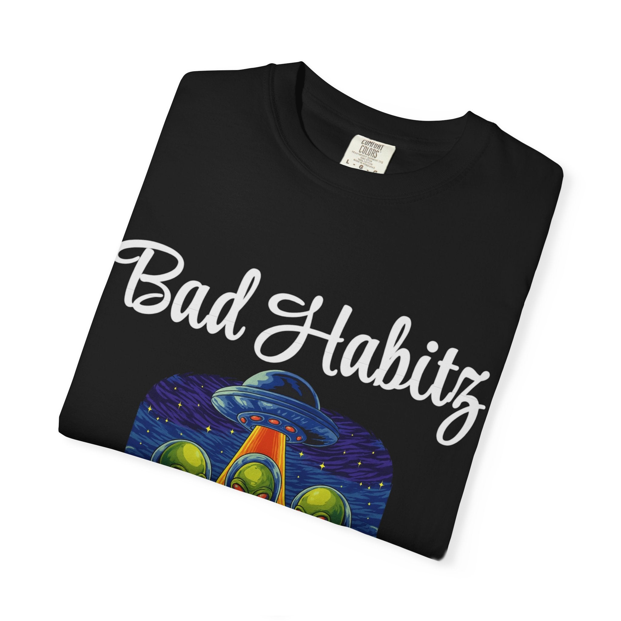 Bad Habits T-shirt - Image on Front