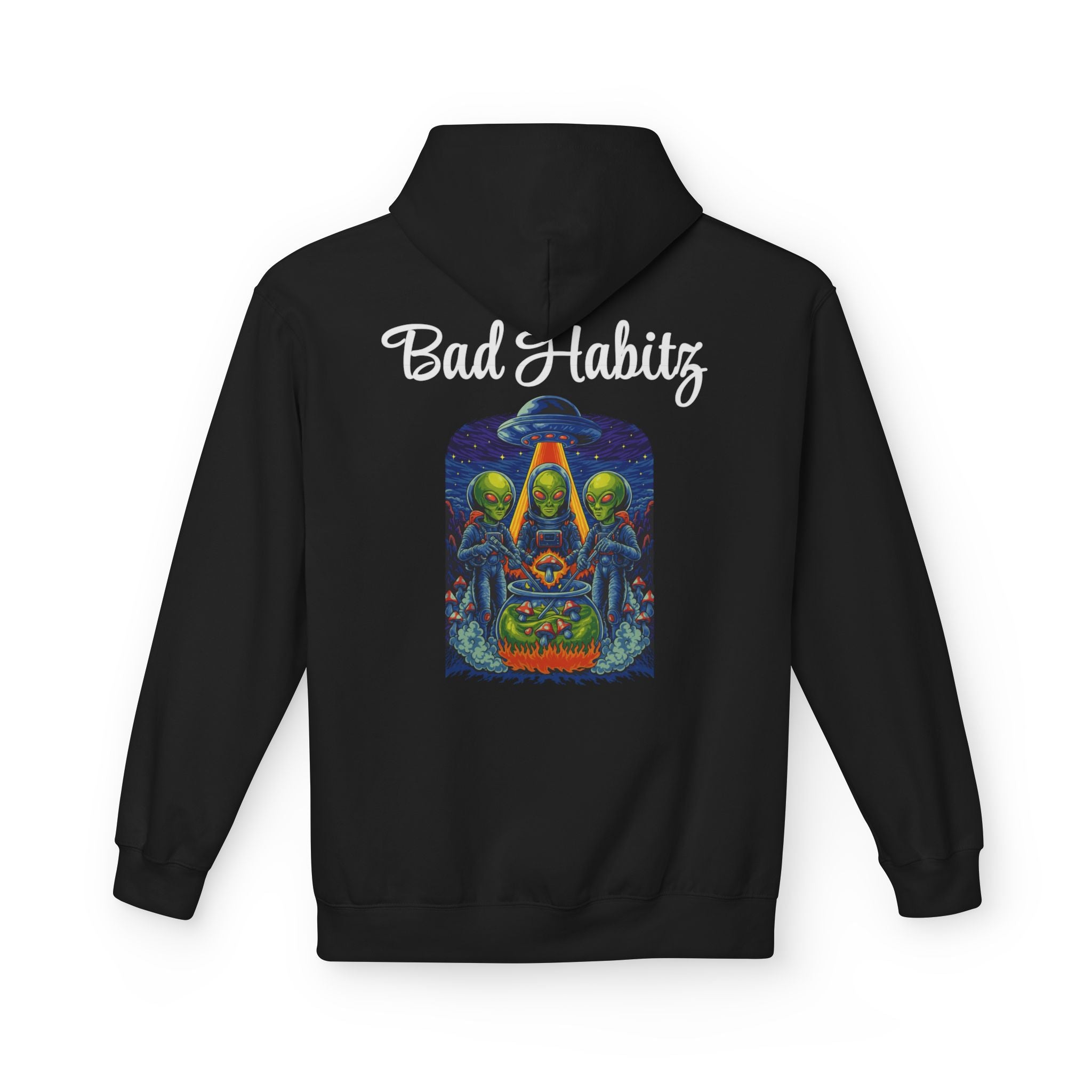 Bad Habitz Hoodie - Image on Back