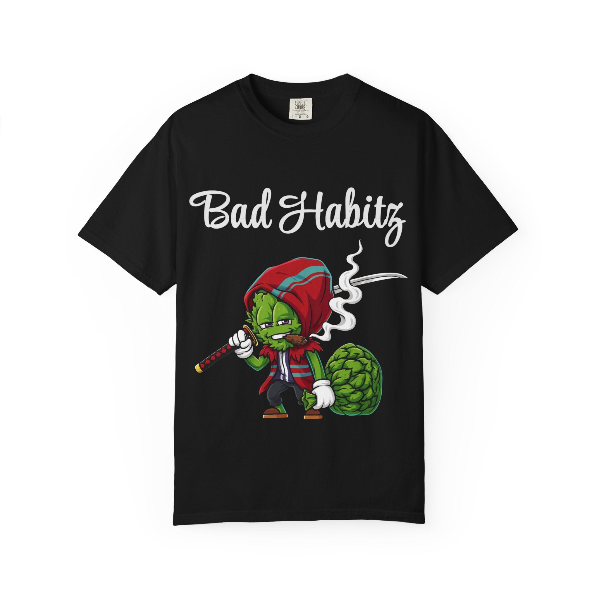 Bad Habits T-shirt - Image on Front
