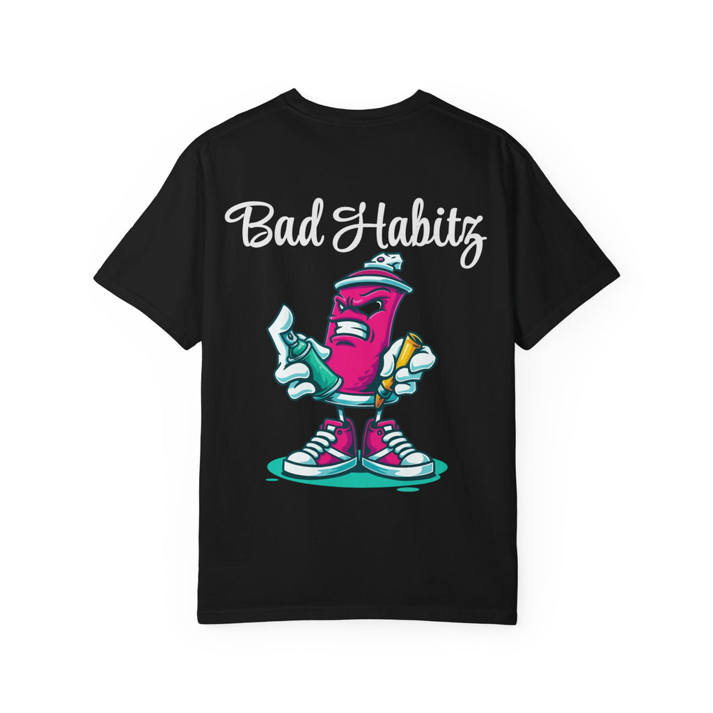 Bad Habits T-shirt - Image on Back