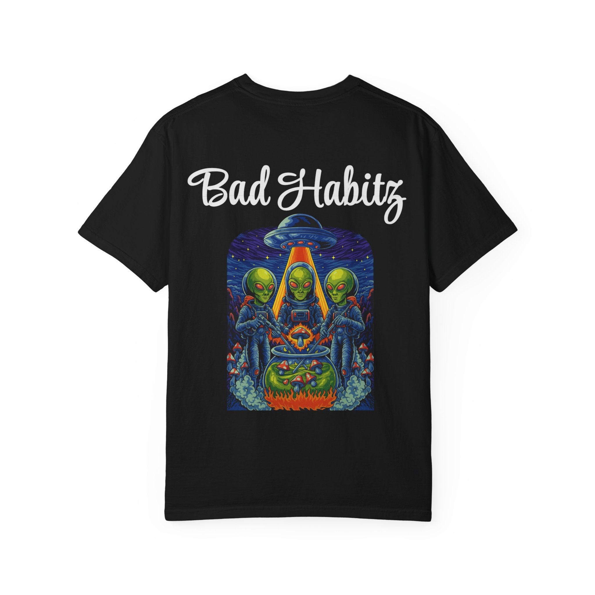 Bad Habits T-shirt - Image on Back
