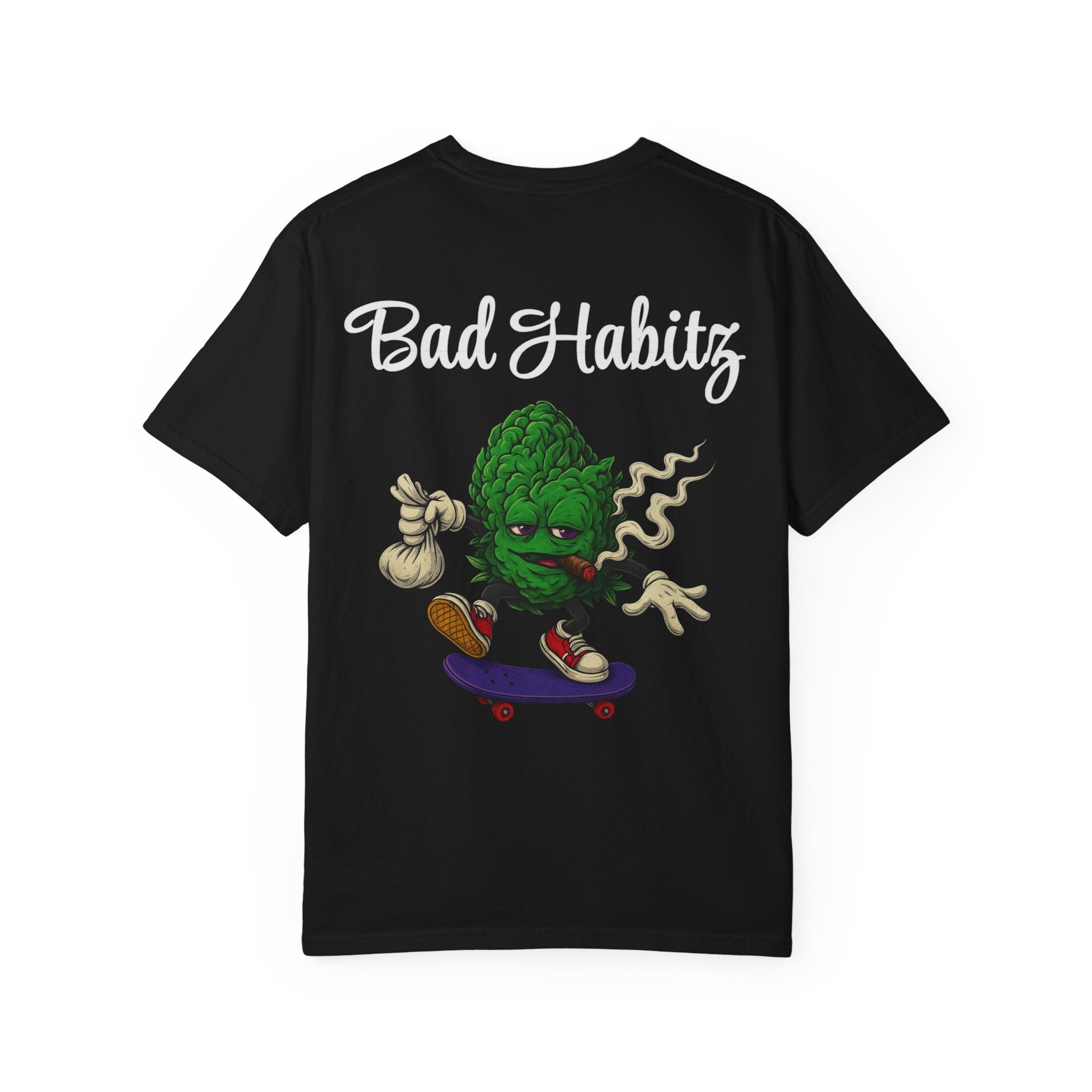 Bad Habits T-shirt - Image on Back