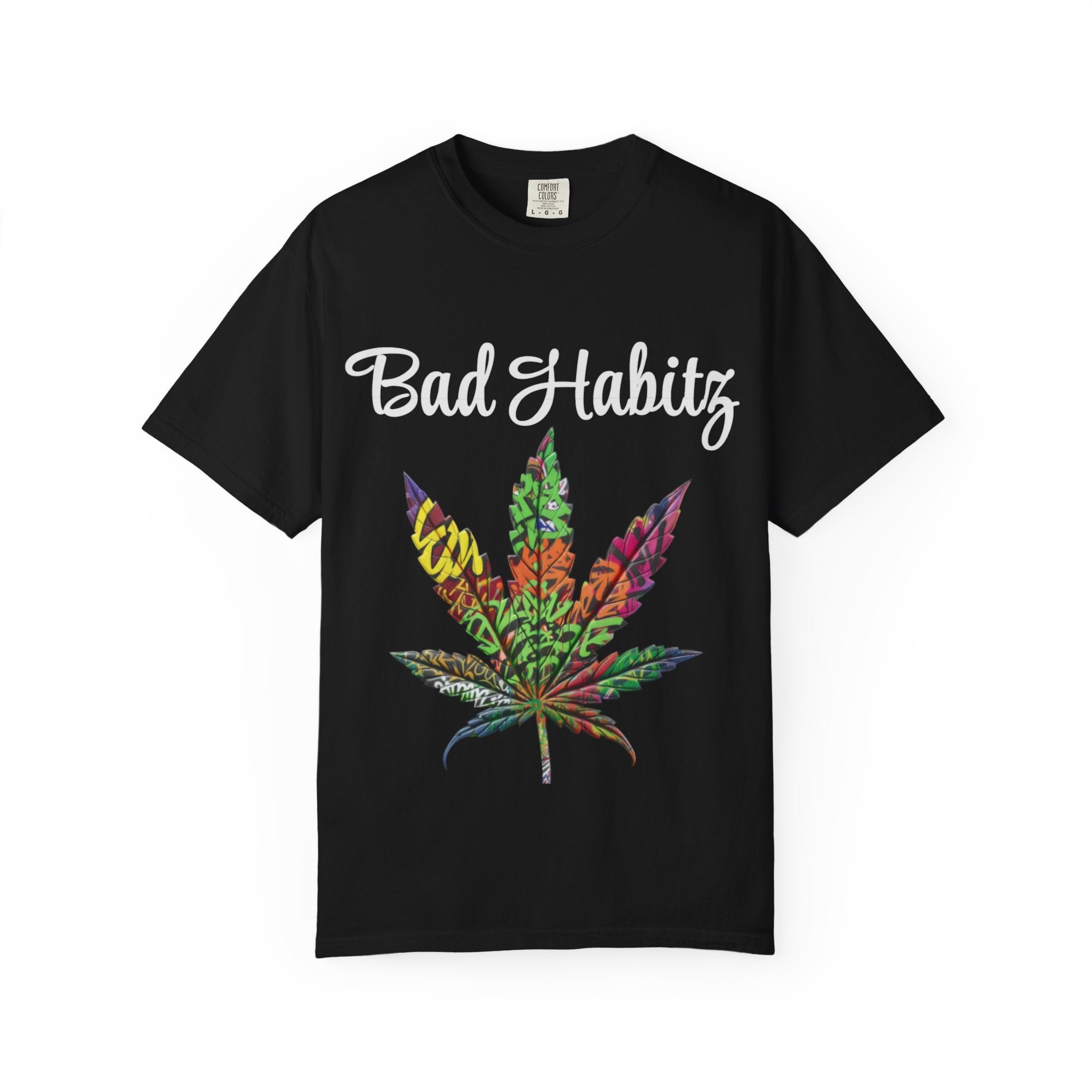Bad Habits T-shirt - Image on Front