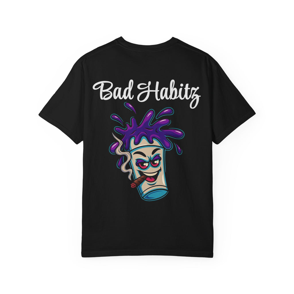 Bad Habits T-shirt - Image on Back