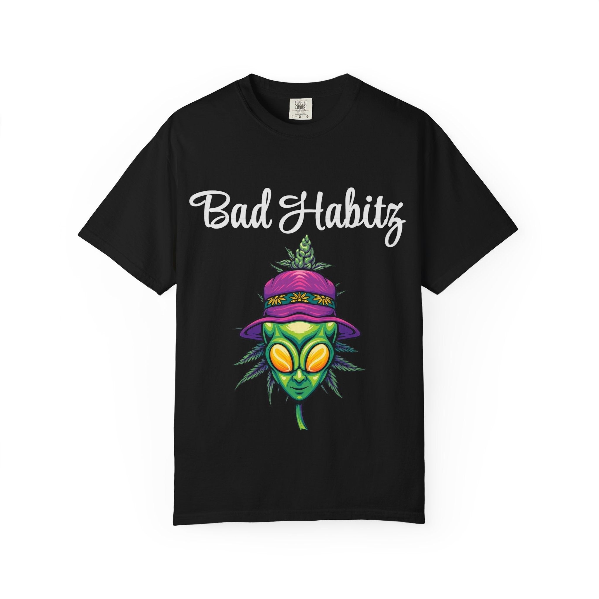 Bad Habits T-shirt - Image on Front