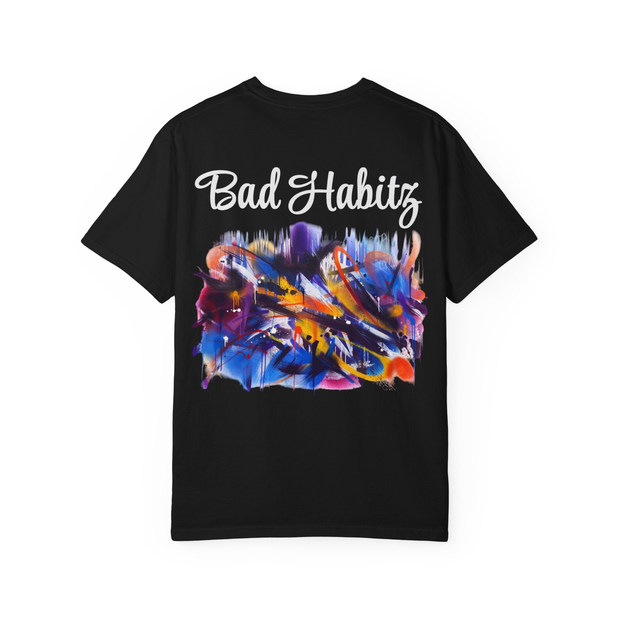 Bad Habits T-shirt - Image on Back