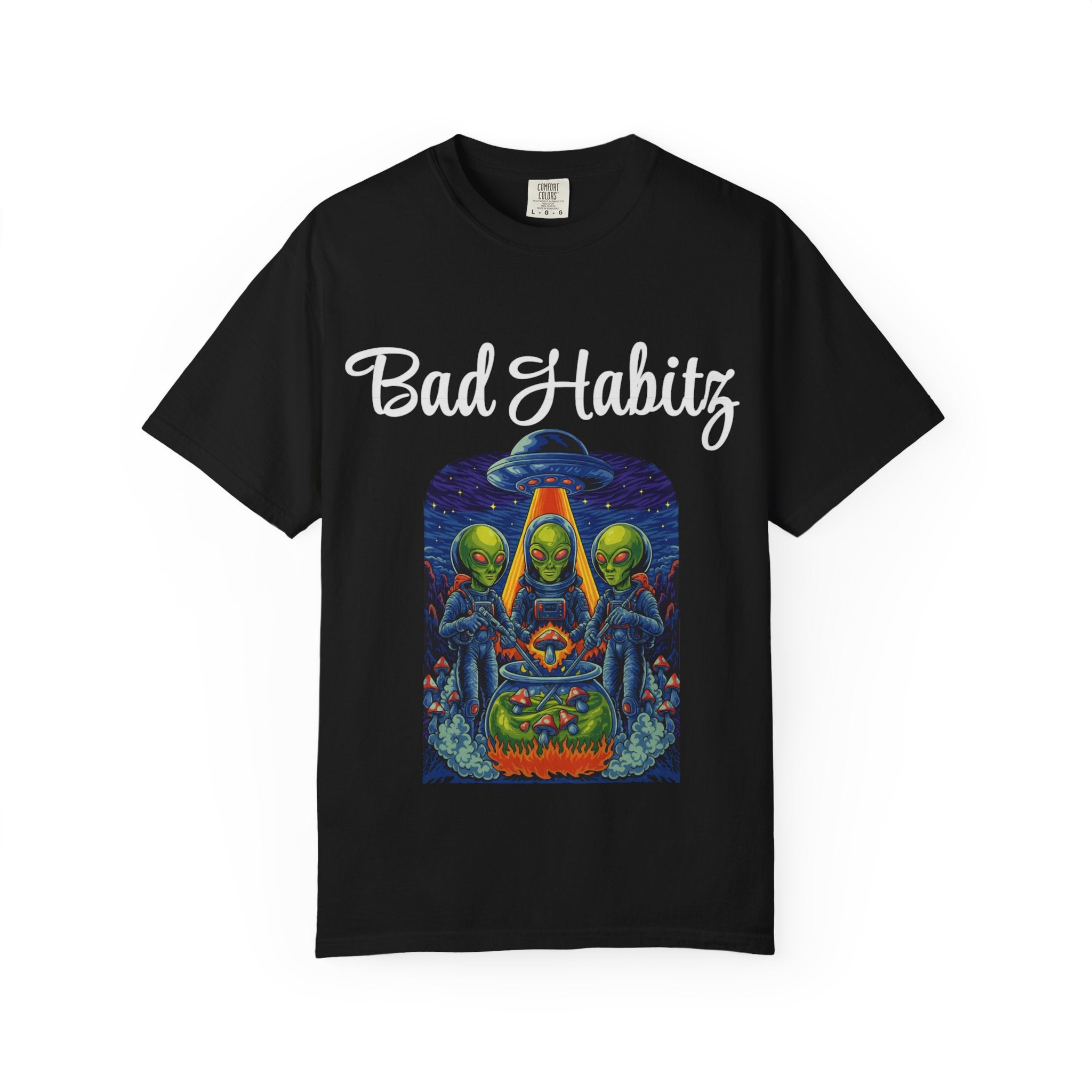 Bad Habits T-shirt - Image on Front