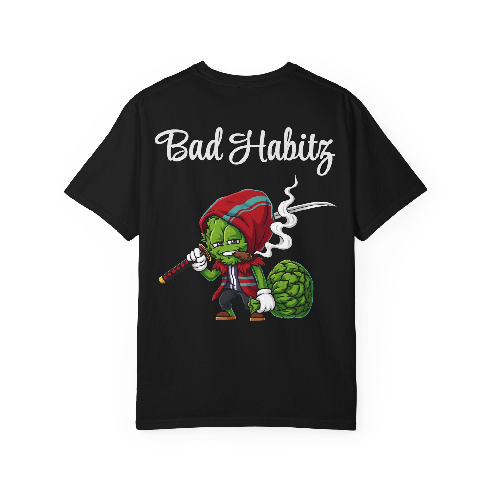 Bad Habits T-shirt - Image on Back