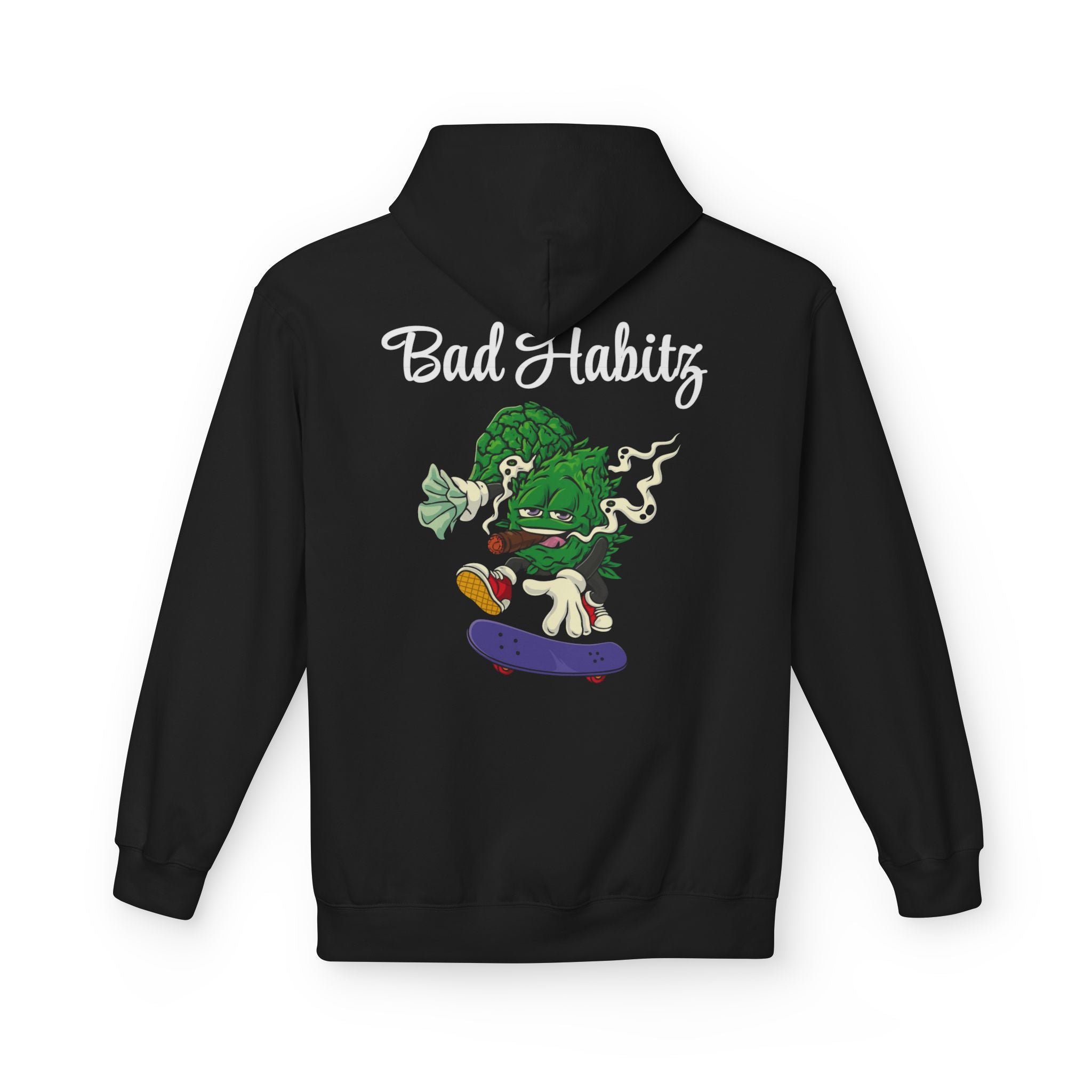 Bad Habitz Hoodie - Image on Back