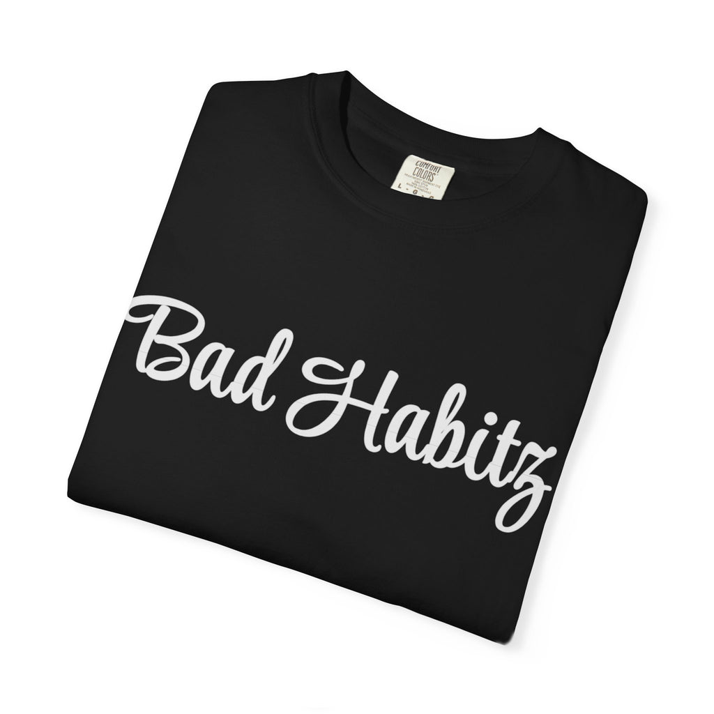 Bad Habits T-shirt - Image on back