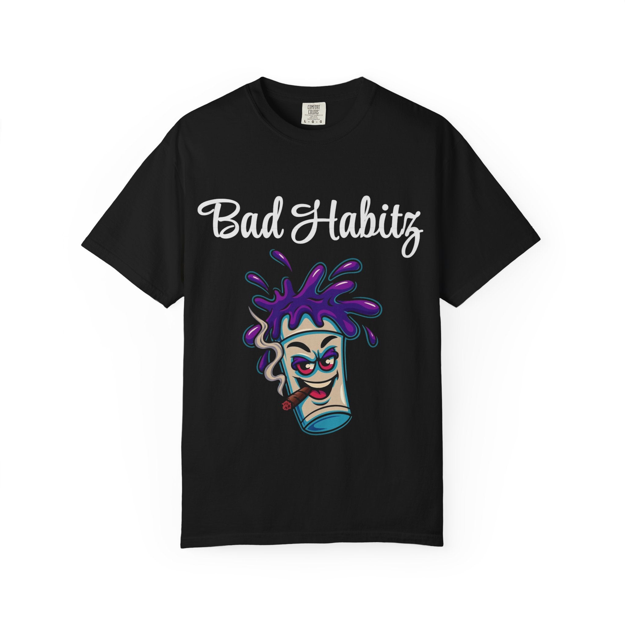 Bad Habits T-shirt - Image on Front