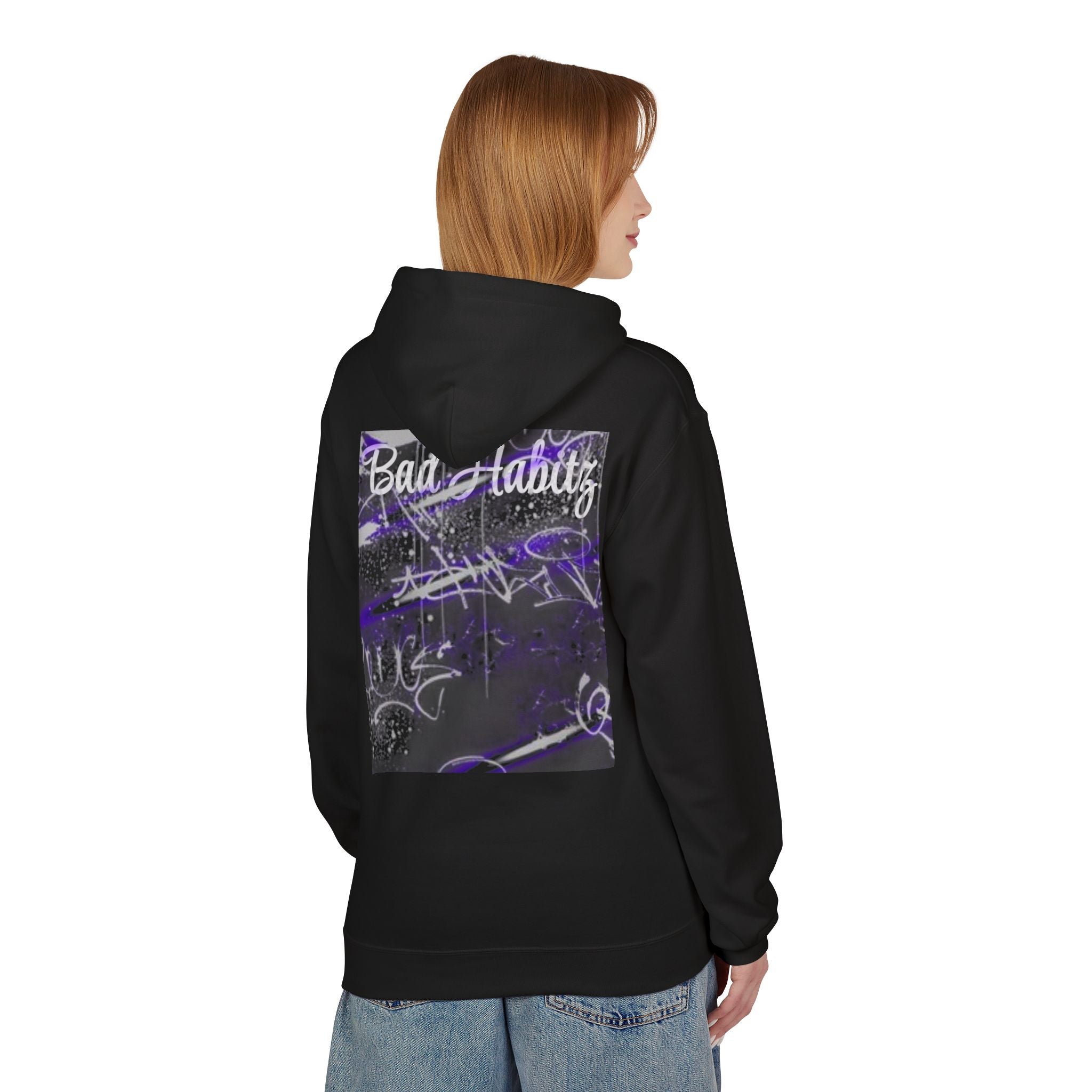 Bad Habitz Hoodie - Image on Back