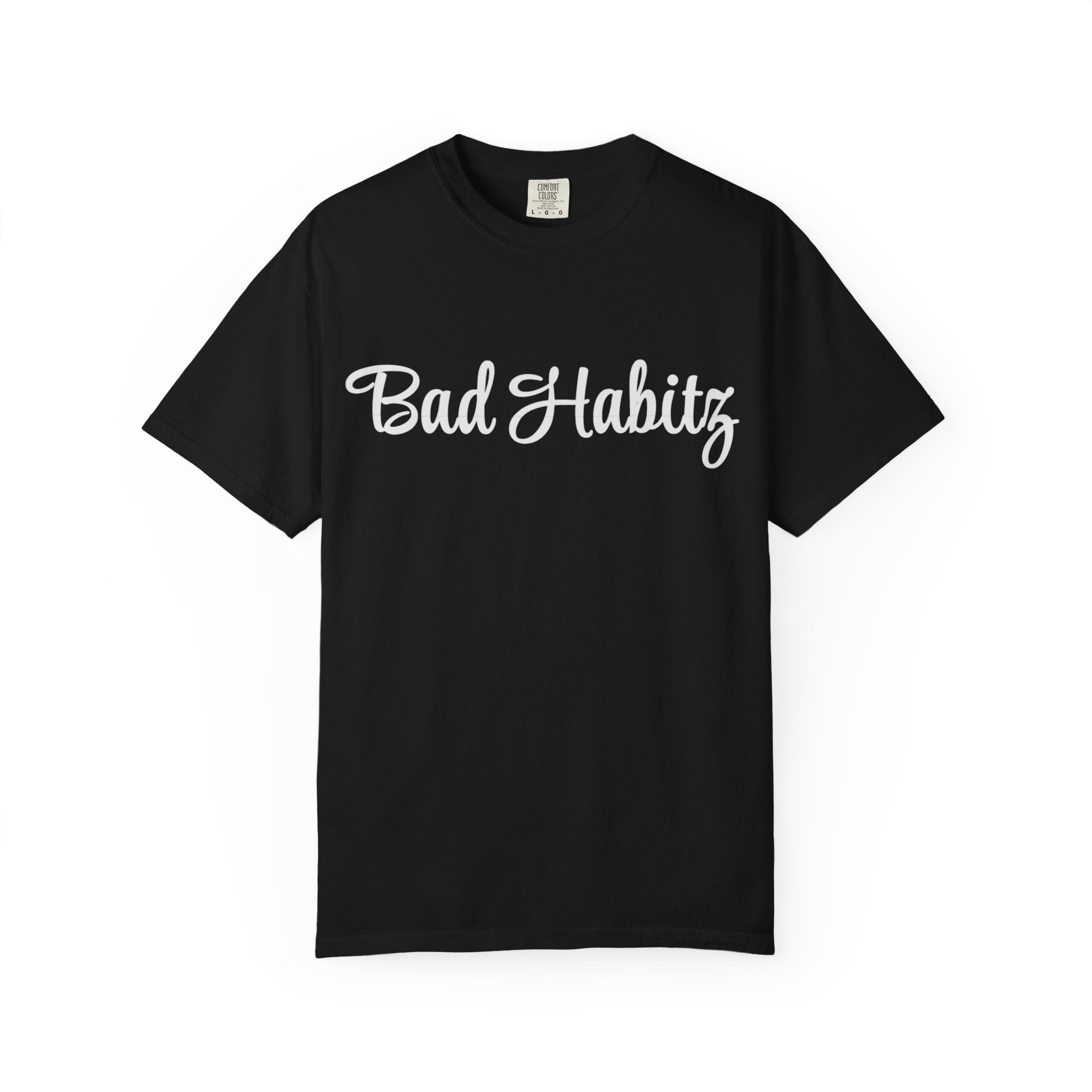 Bad Habits T-shirt - Image on Back
