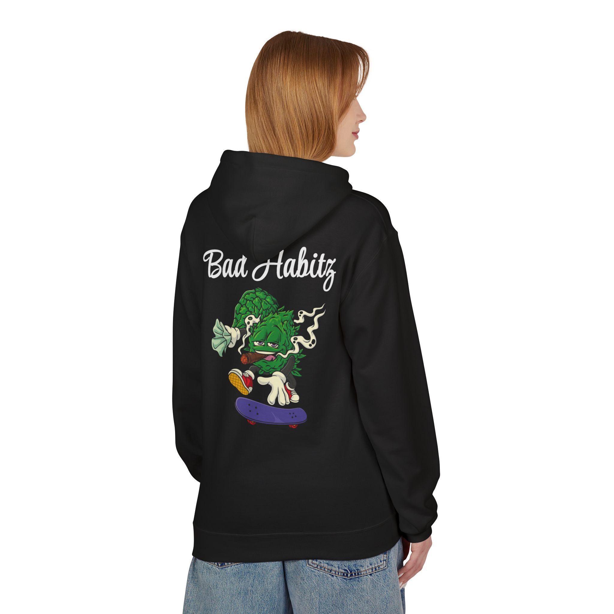 Bad Habitz Hoodie - Image on Back
