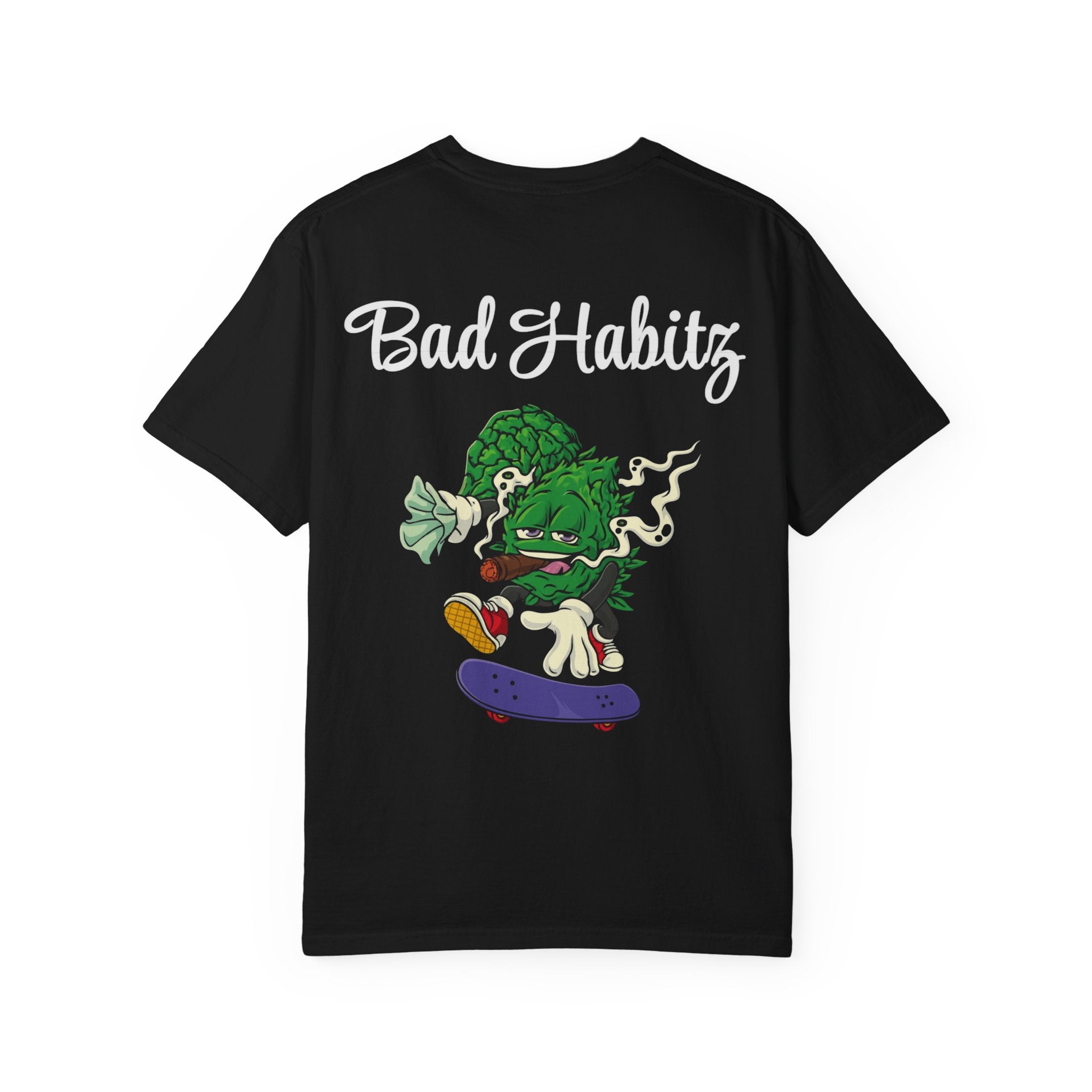 Bad Habits T-shirt - Image on Back