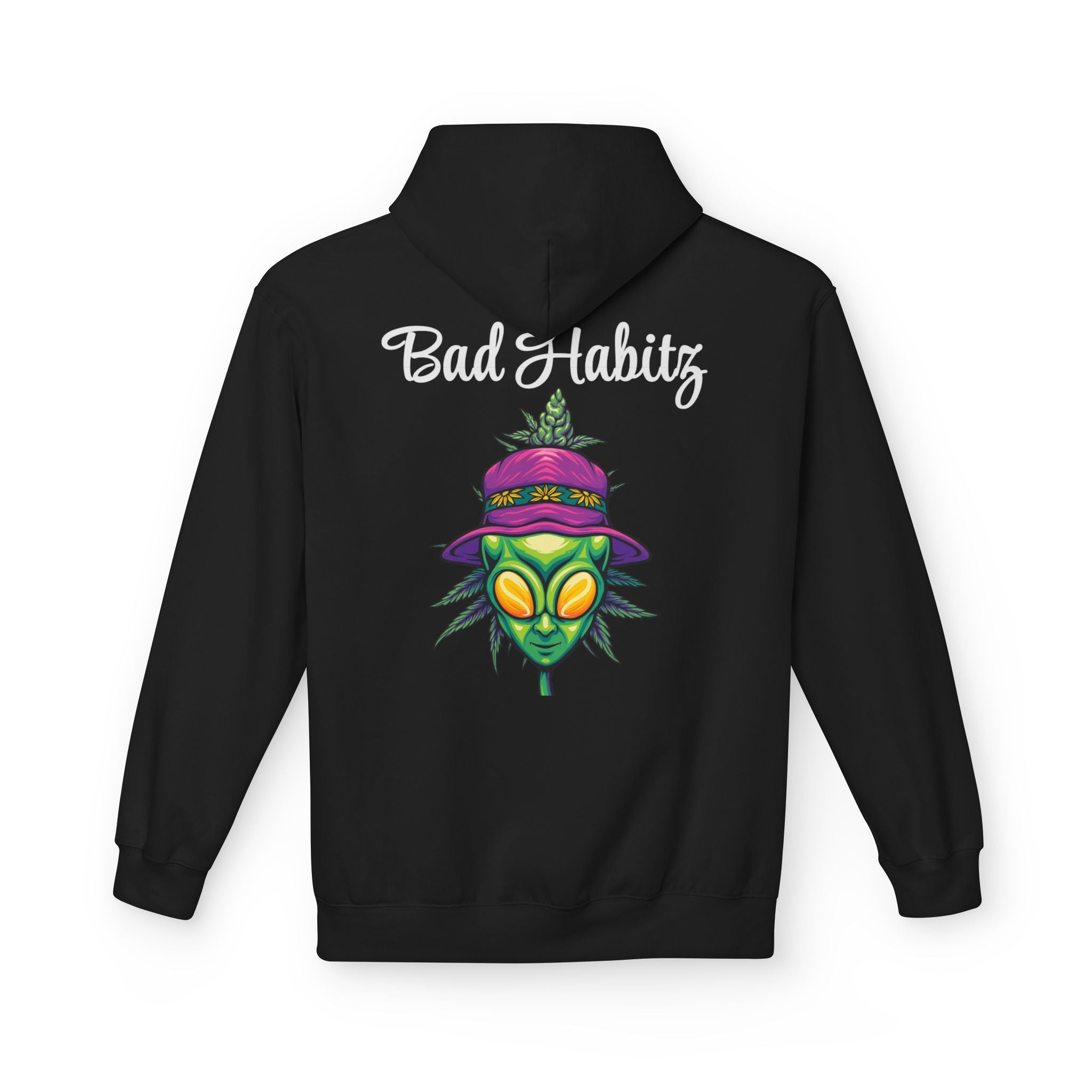 Bad Habitz Hoodie - Image on Back